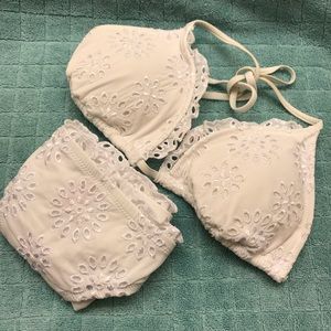 Joe Fresh White Eyelet Bikini